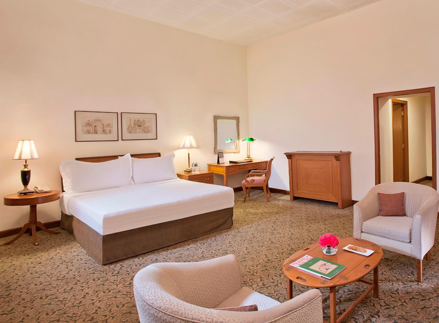 메이든스 호텔 뉴델리 외부 사진 A room at the Taj Mahal Palace